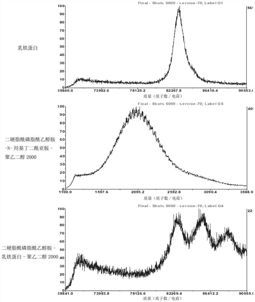 Lactoferrin modified patchouli alcohol liposome as well as preparation method and application thereof