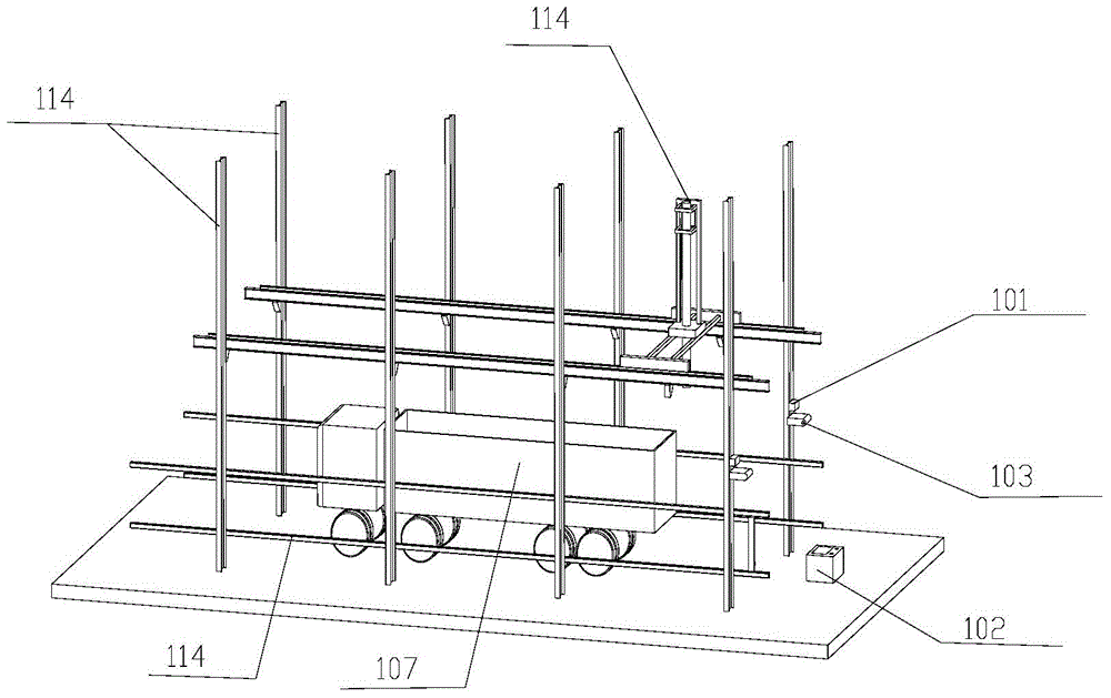 Compartment laser scanning measuring and positioning method