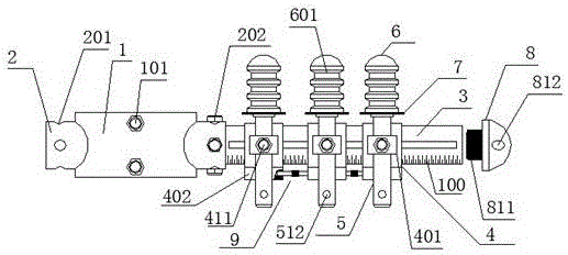 Novel electric power insulating column