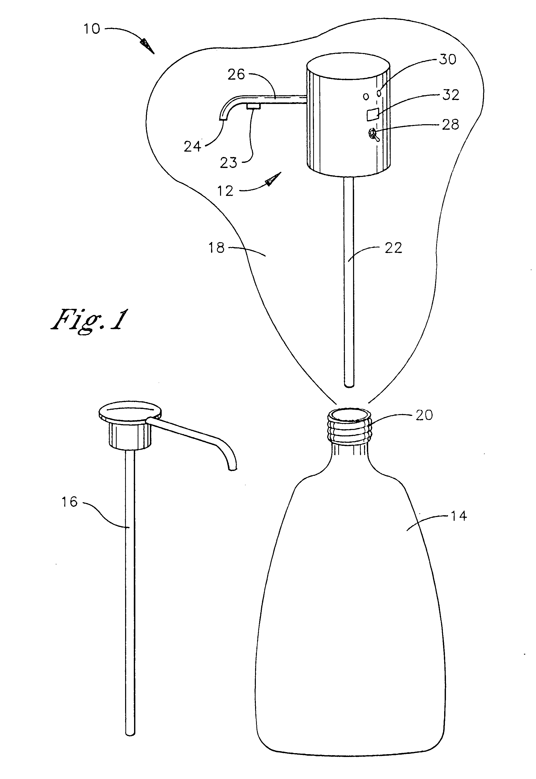 Motion-activated soap dispenser