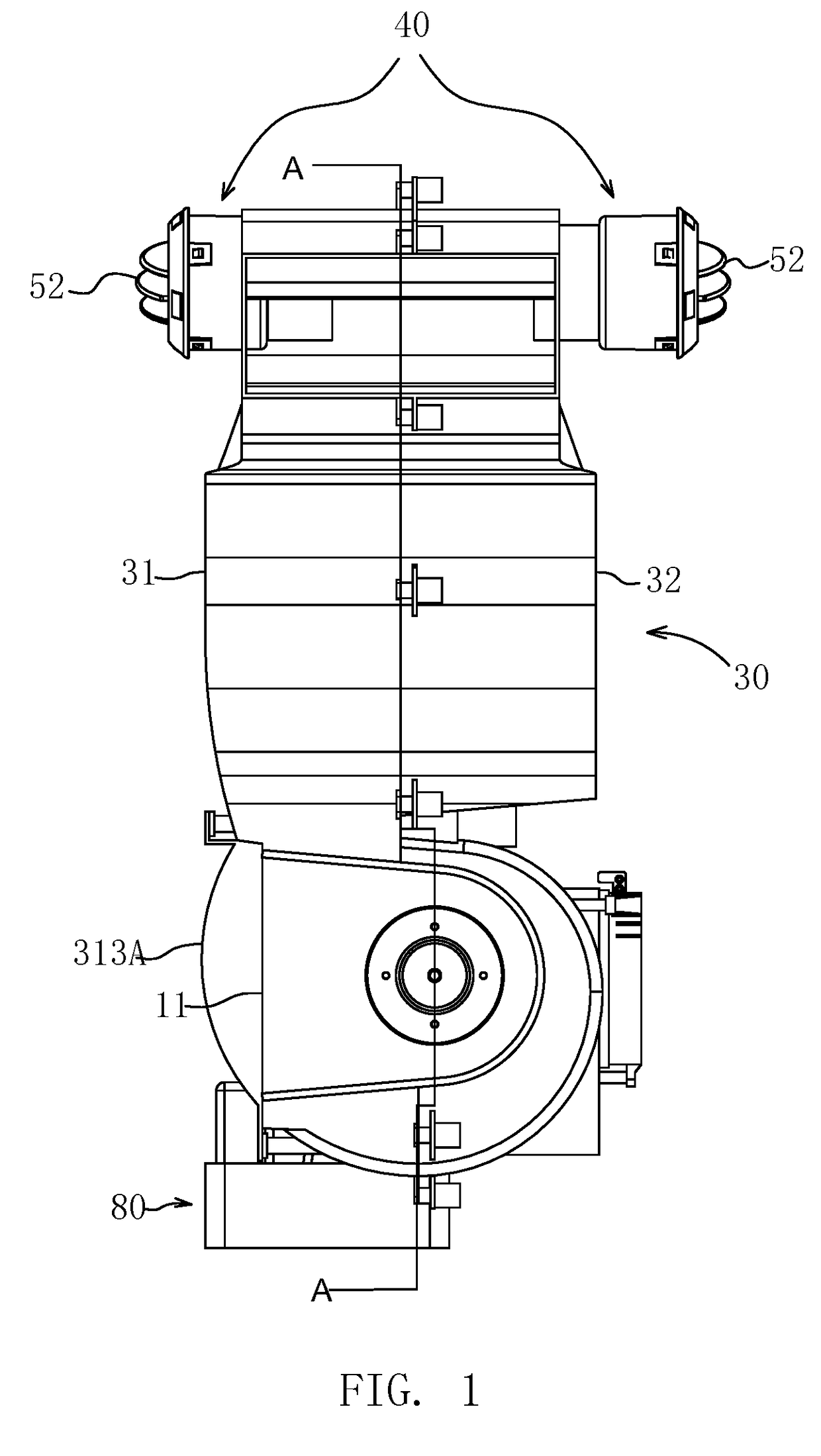 Integratable Movement Device for Ventilating Equipment