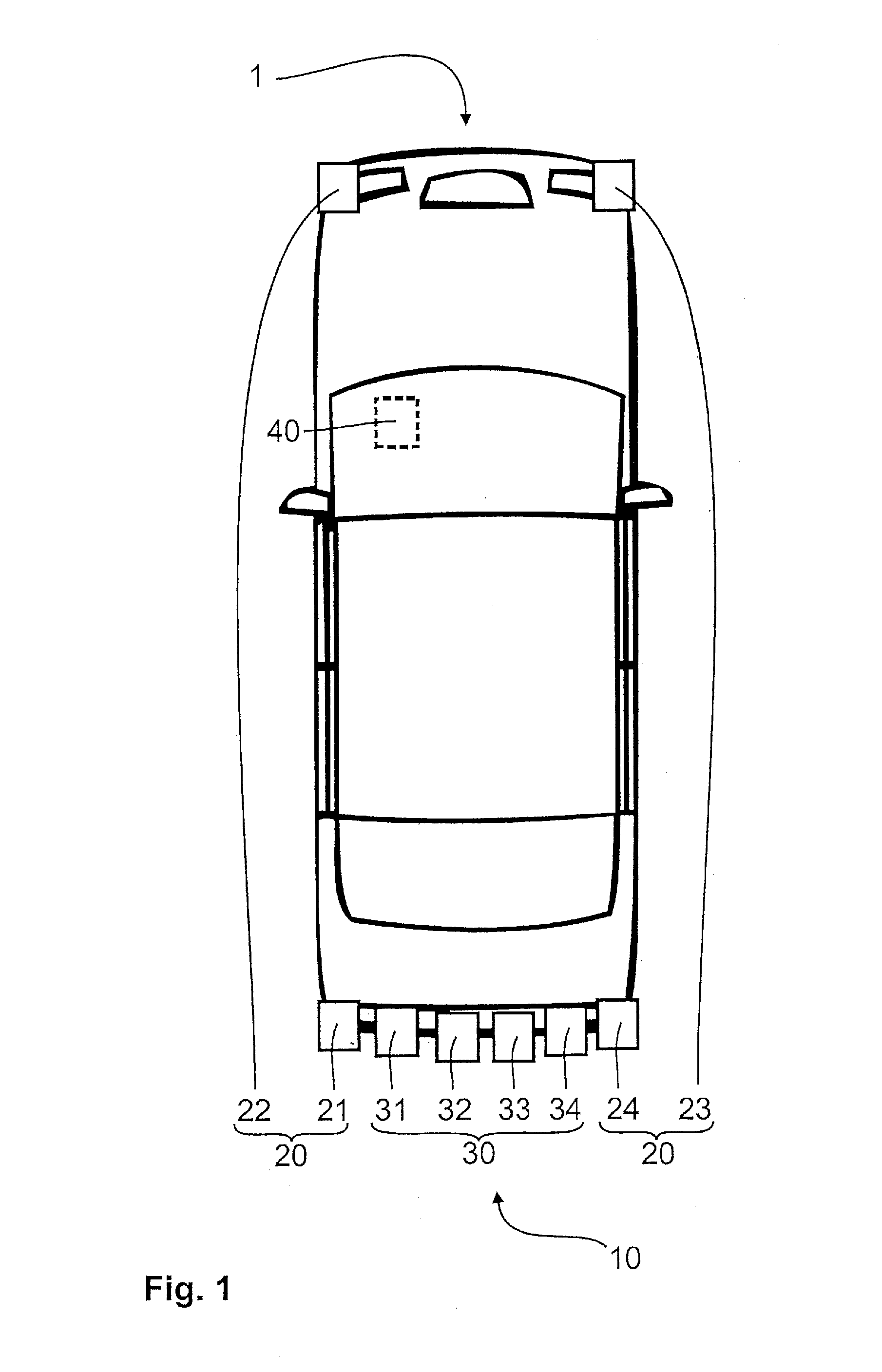 Interference suppression in blind spot monitoring