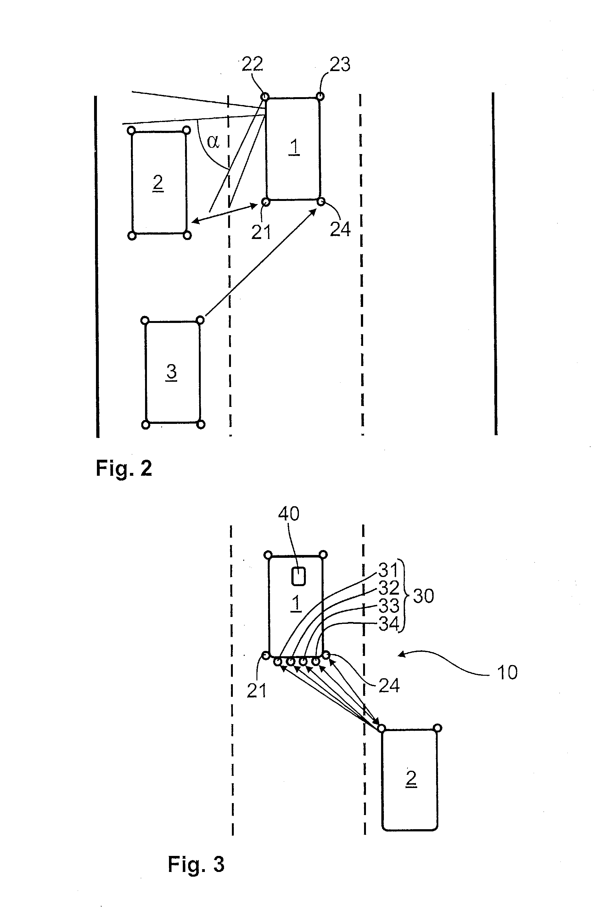 Interference suppression in blind spot monitoring