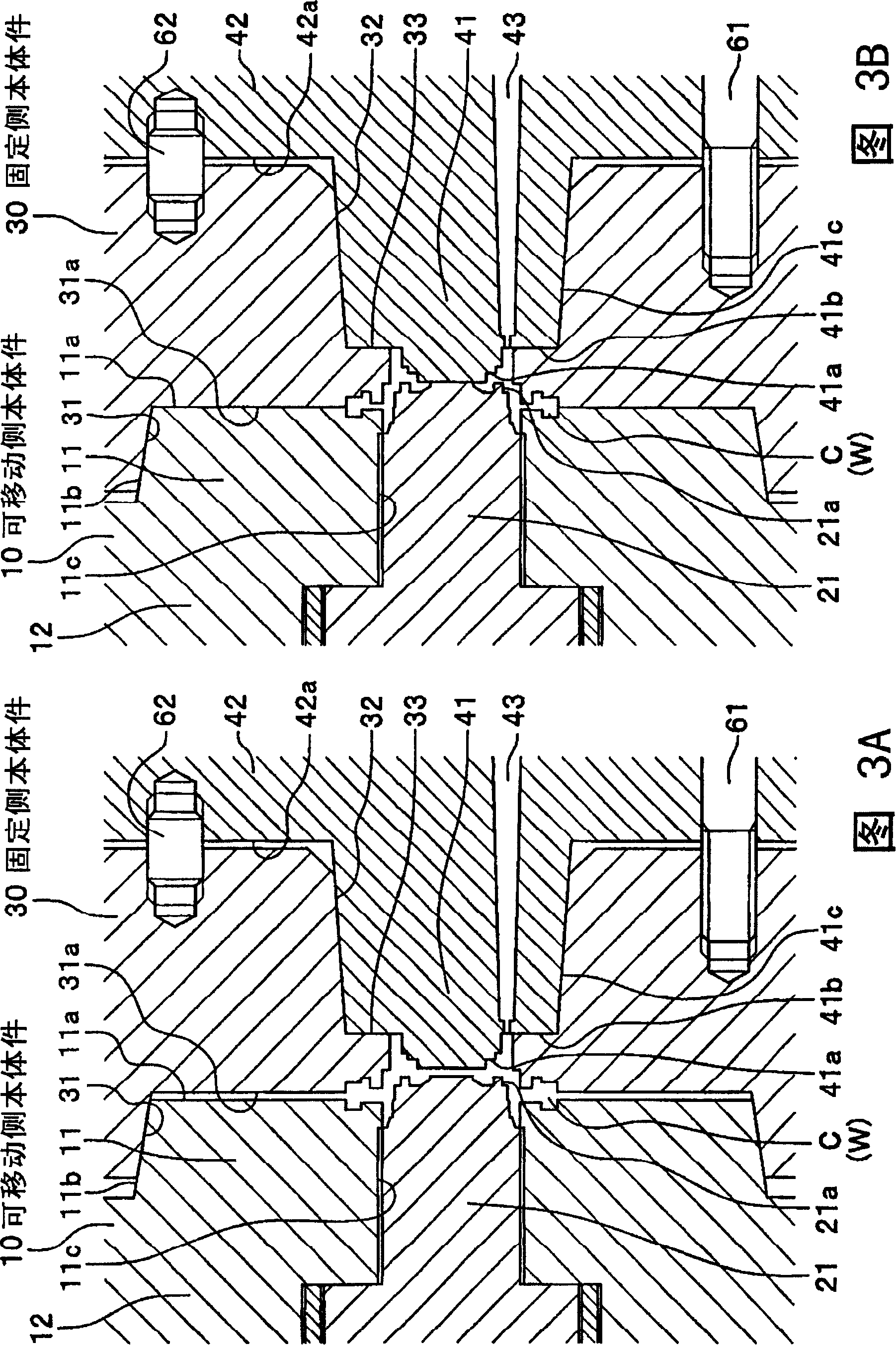 Molding metal mold and method for manufacturing molding product