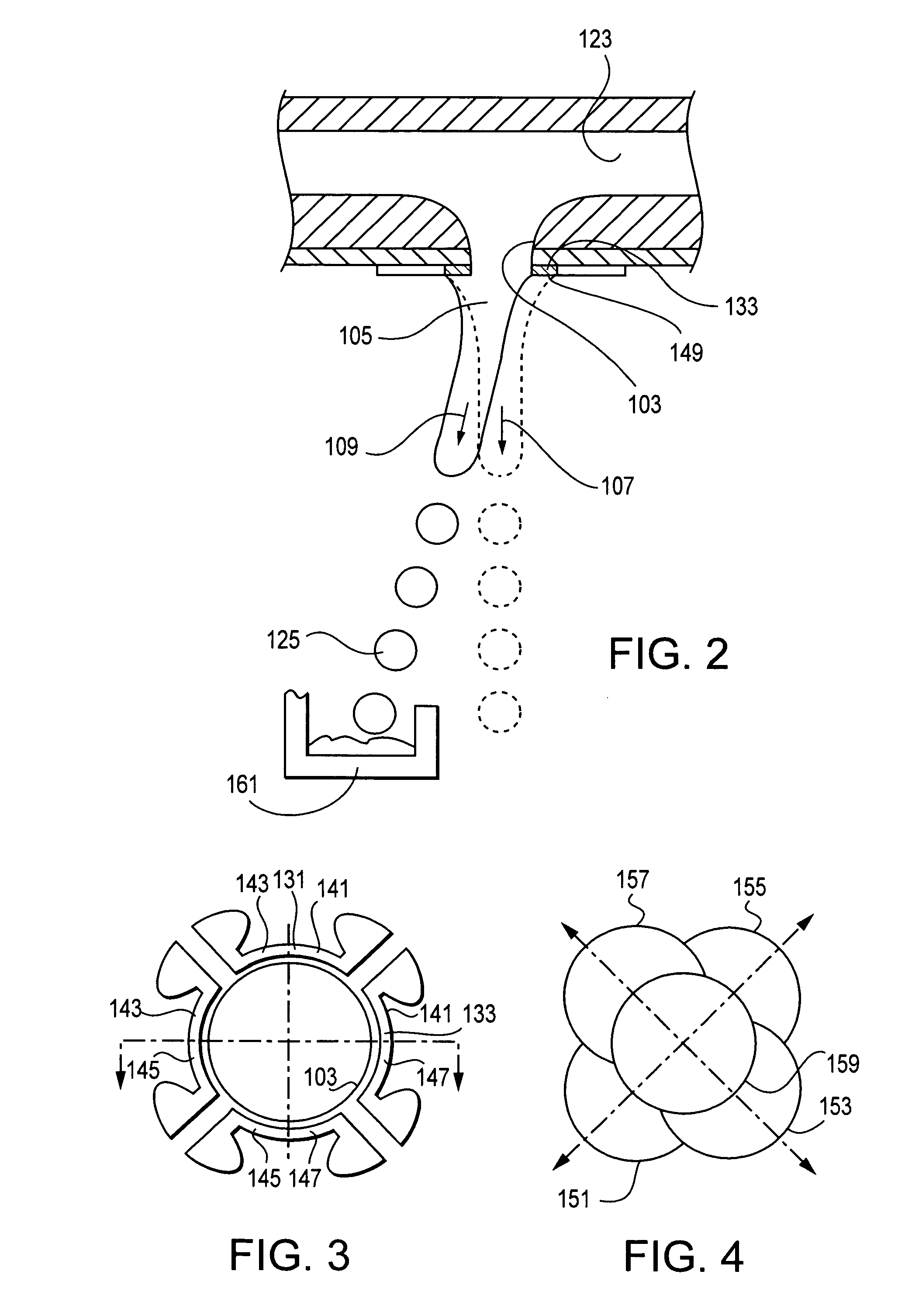 Spray cooling with spray deflection