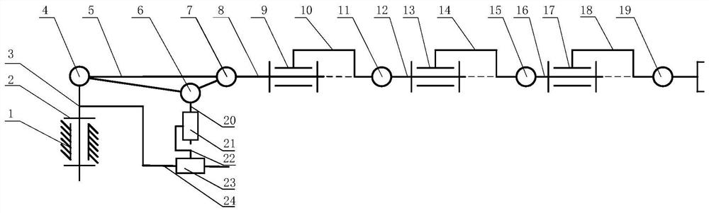 Series nine degrees of freedom spraying robot