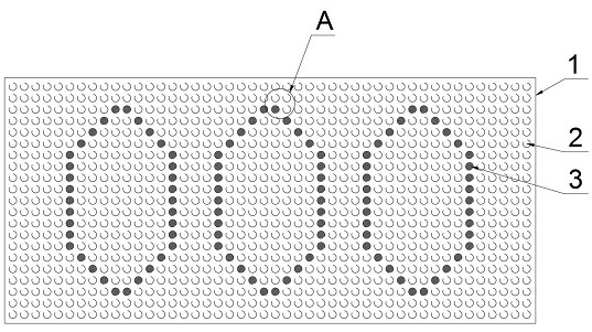 Stereoscopic vision orifice plate and manufacturing equipment thereof