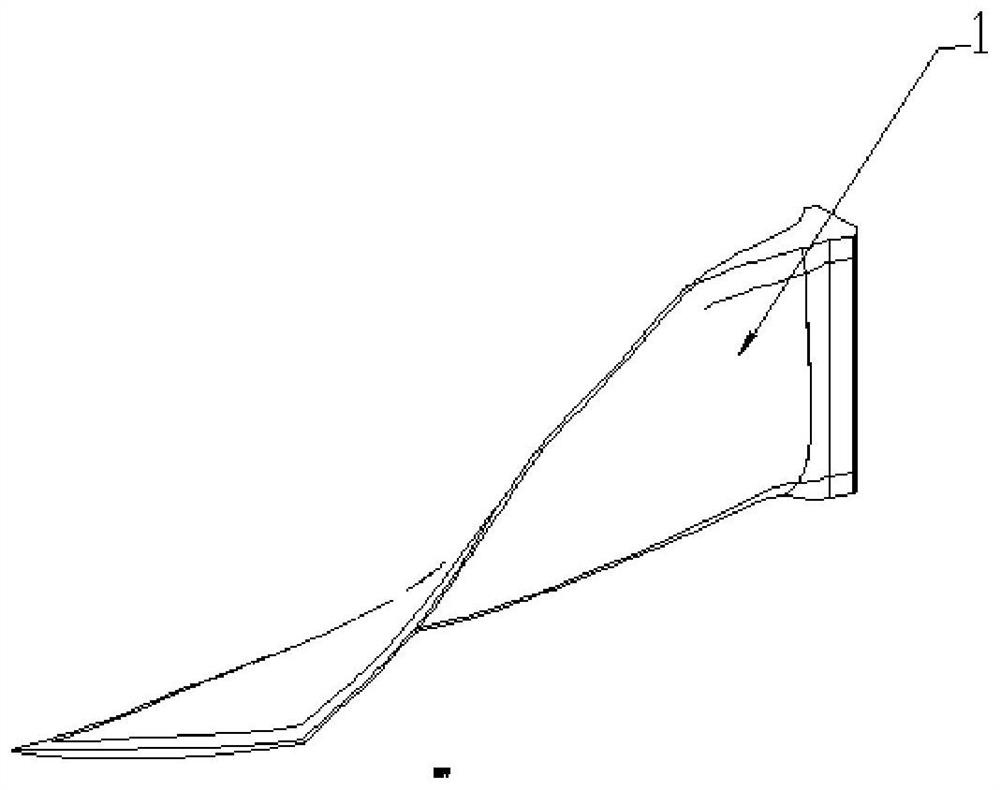 A kind of rtm forming method of composite material blade