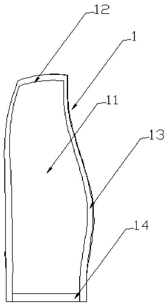 A kind of rtm forming method of composite material blade