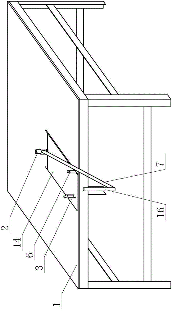 Separator for skin and flesh of mink hind legs