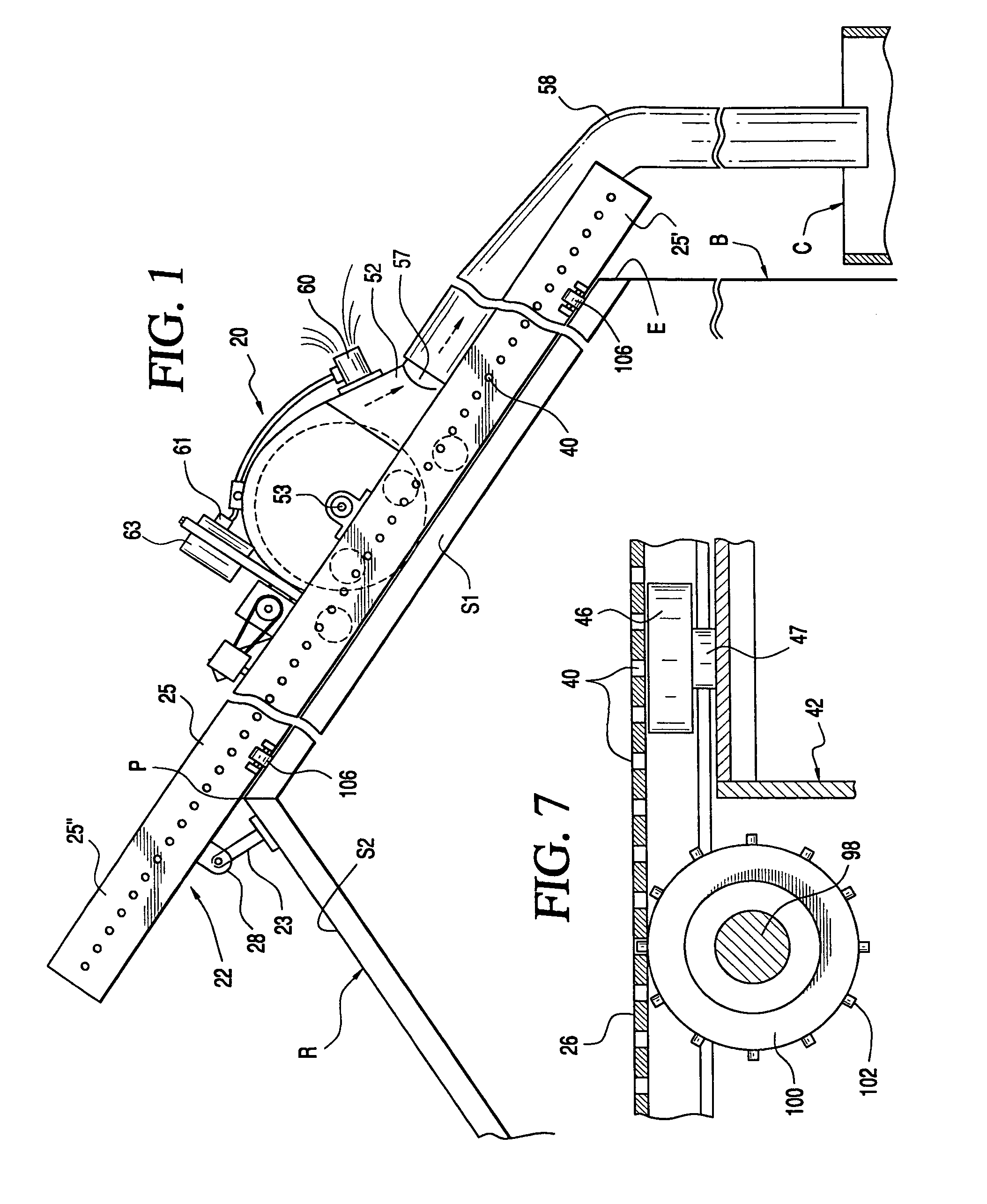 Automated roofing material removal machine and method