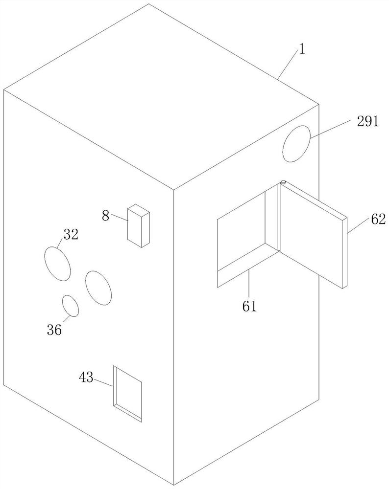 Square cabin consulting room for receiving respiratory tract fulminating infectious disease patient