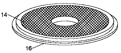 Computer host heat dissipation device based on wind speed and pressure principle