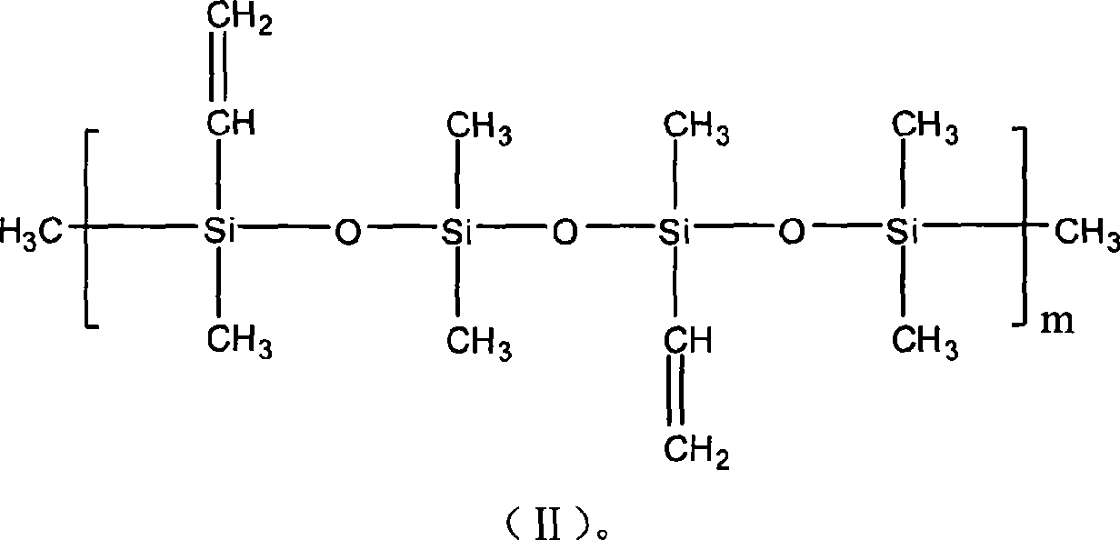 End vinylsiloxane rubber cold curing method with controllable time of operation