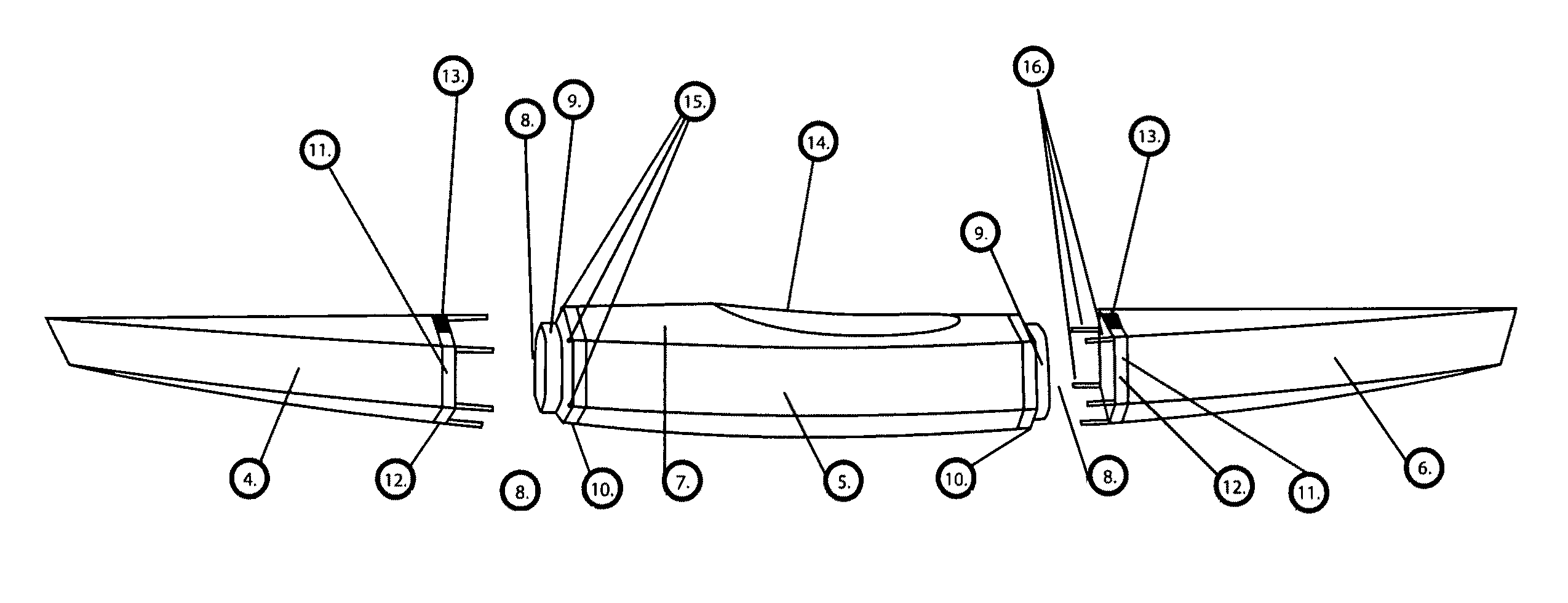 Portable collapsible boat