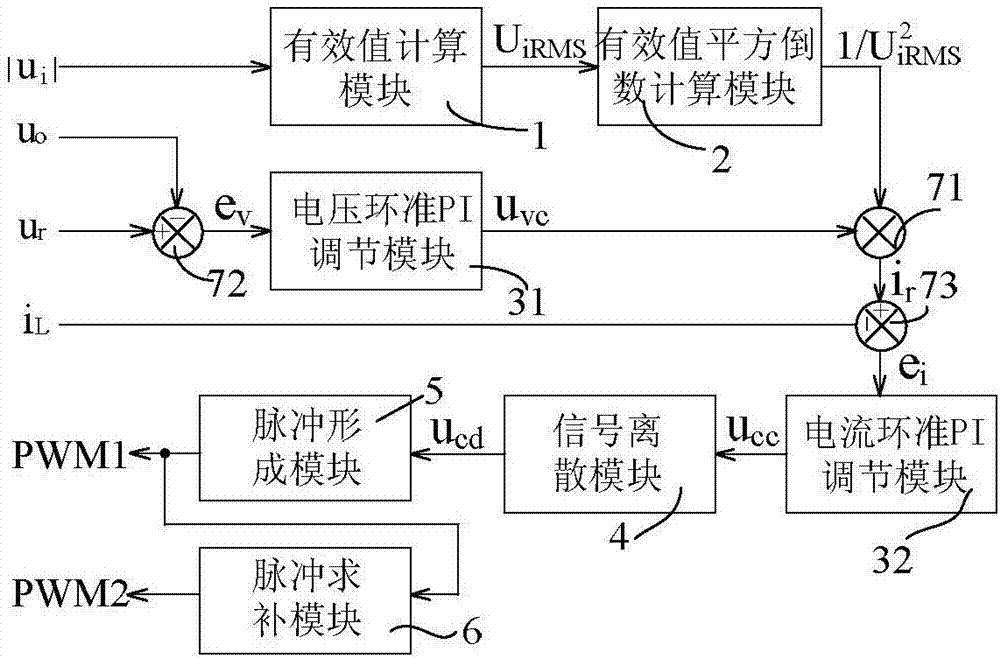 Single inductor bridgeless APFC circuit based on IGBT module