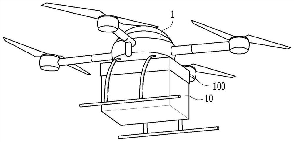 Flight unit-based cargo landing equipment and systems using the same