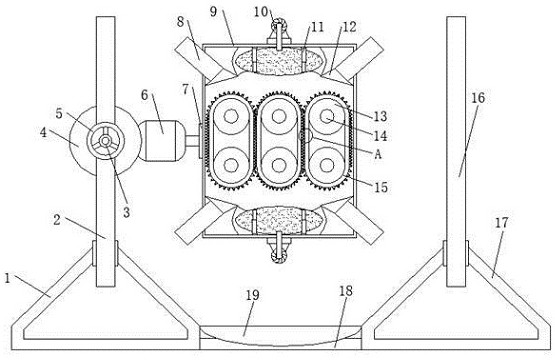 Automatic detection device for feed quality