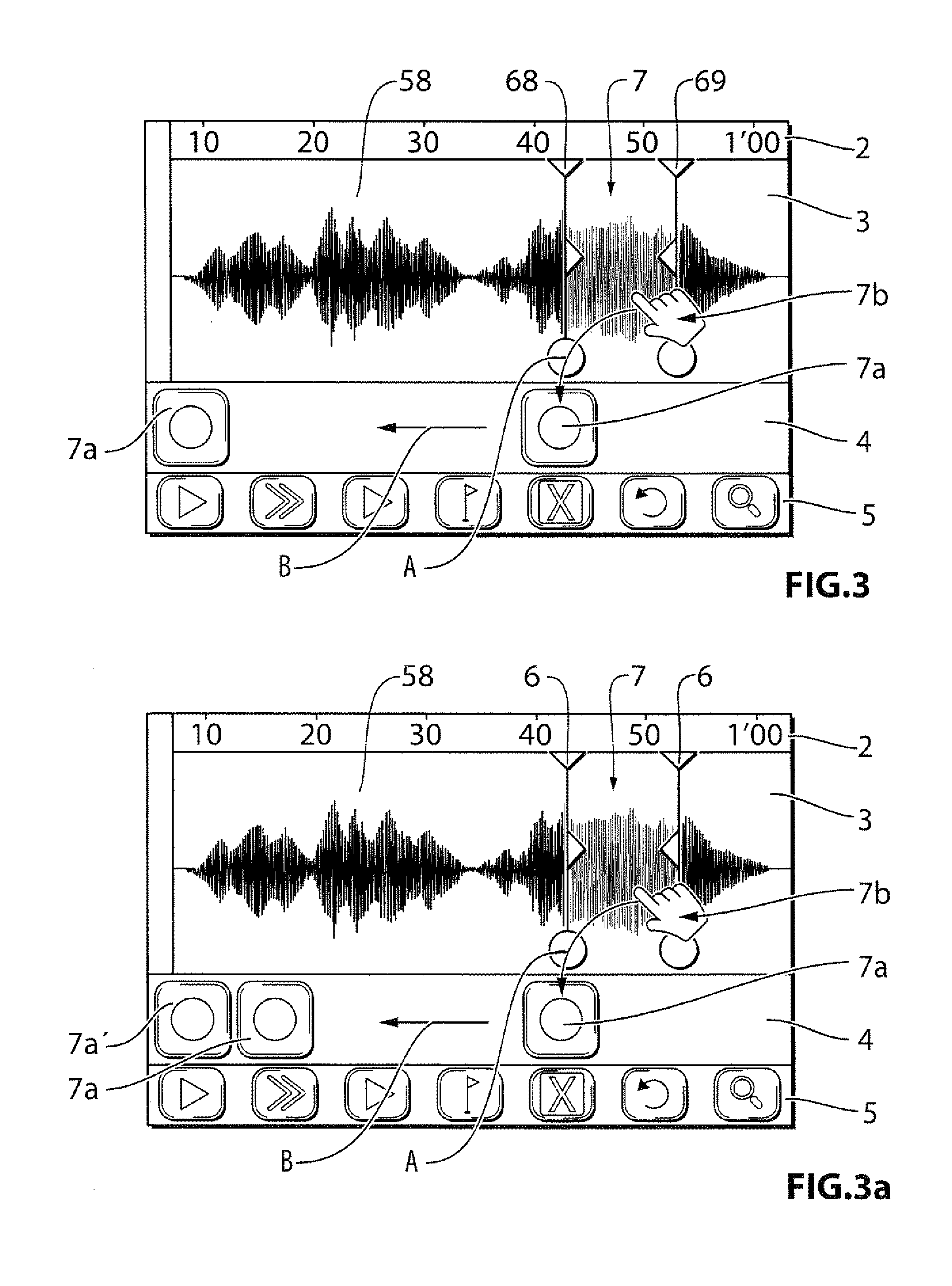 Digital media editing interface using a supercursor for selecting media clips for editing