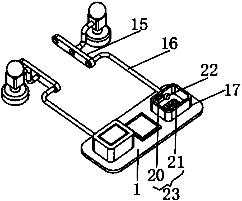 Clinical surgery spray pipe for cardiothoracic surgery department