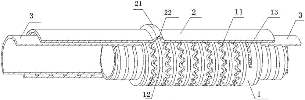 Flow-adjustable detachable spiral type labyrinth emitter