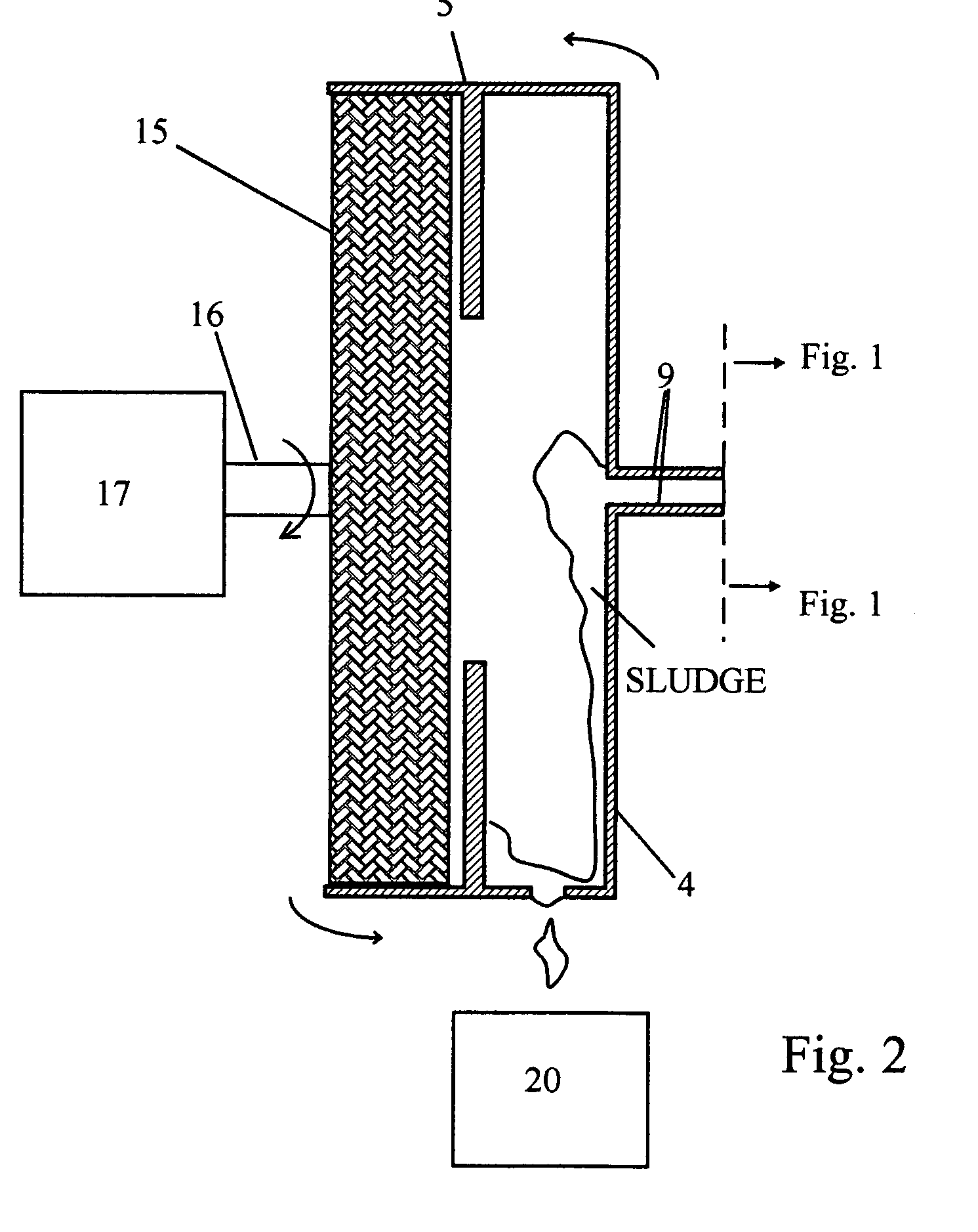 Rotary annular crossflow filter, degasser, and sludge thickener