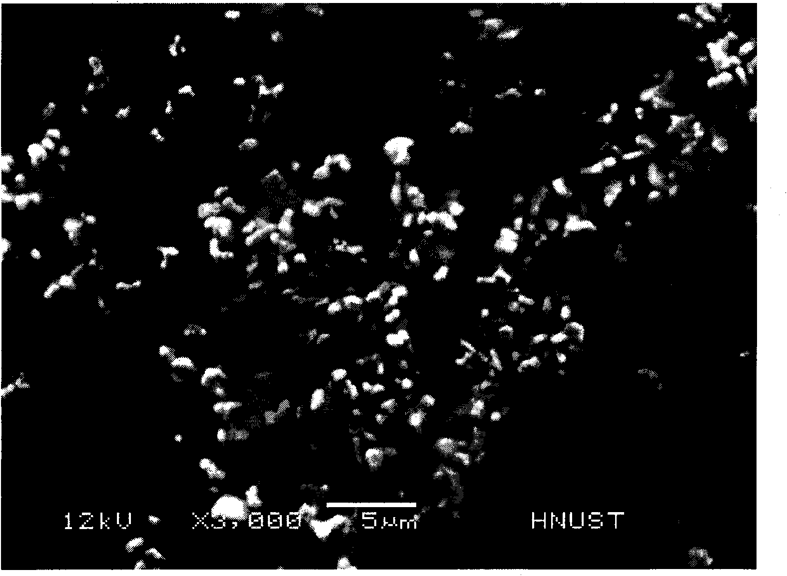 Microwave medium ceramic material with ultrahigh Q-value middle dielectric constant