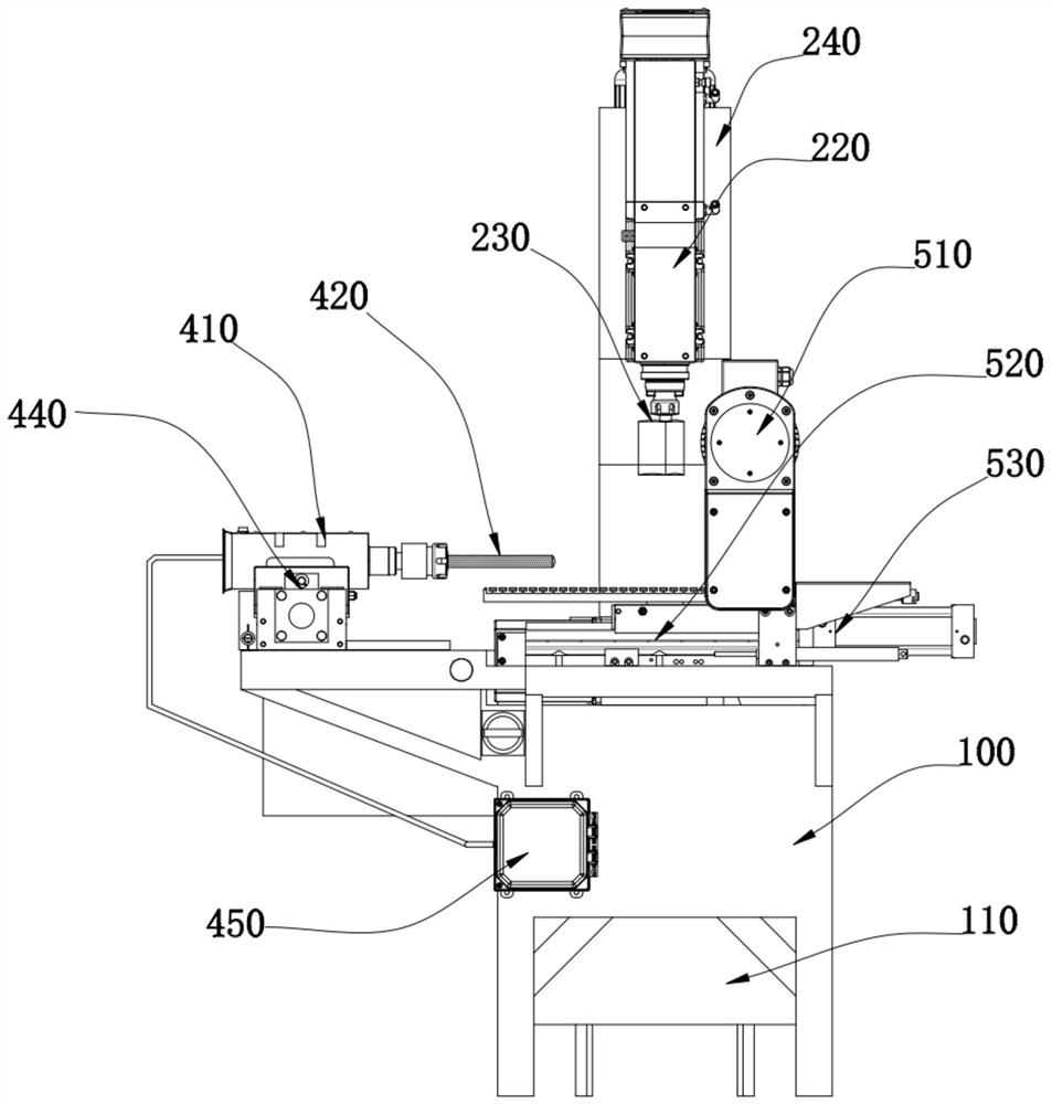 Device for cutting fish head and fish head processing method