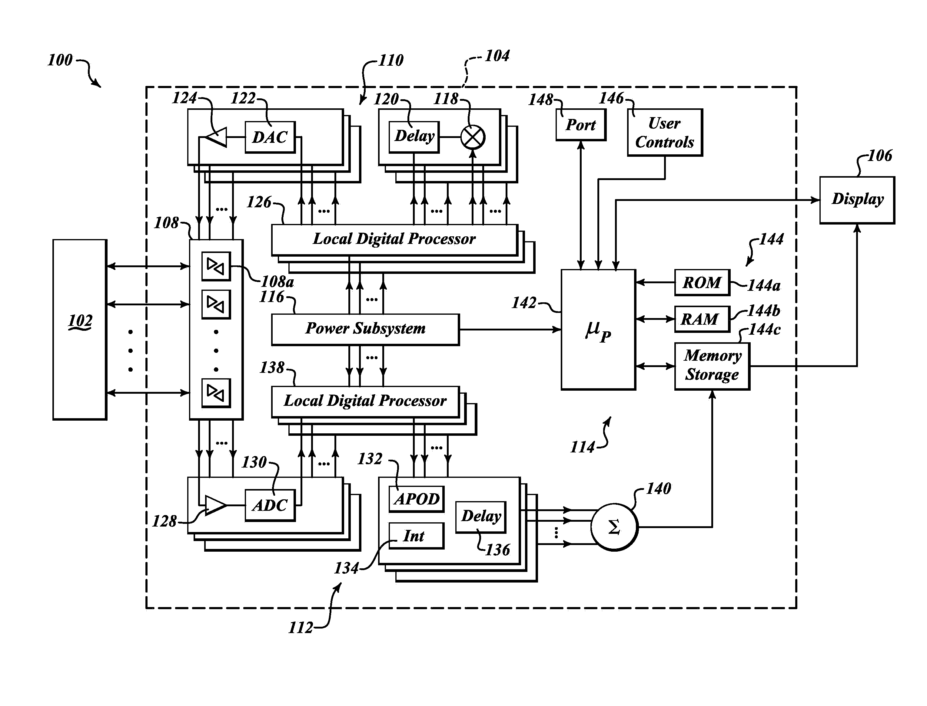 Ultrasound imaging system and method with automatic adjustment and/or multiple sample volumes