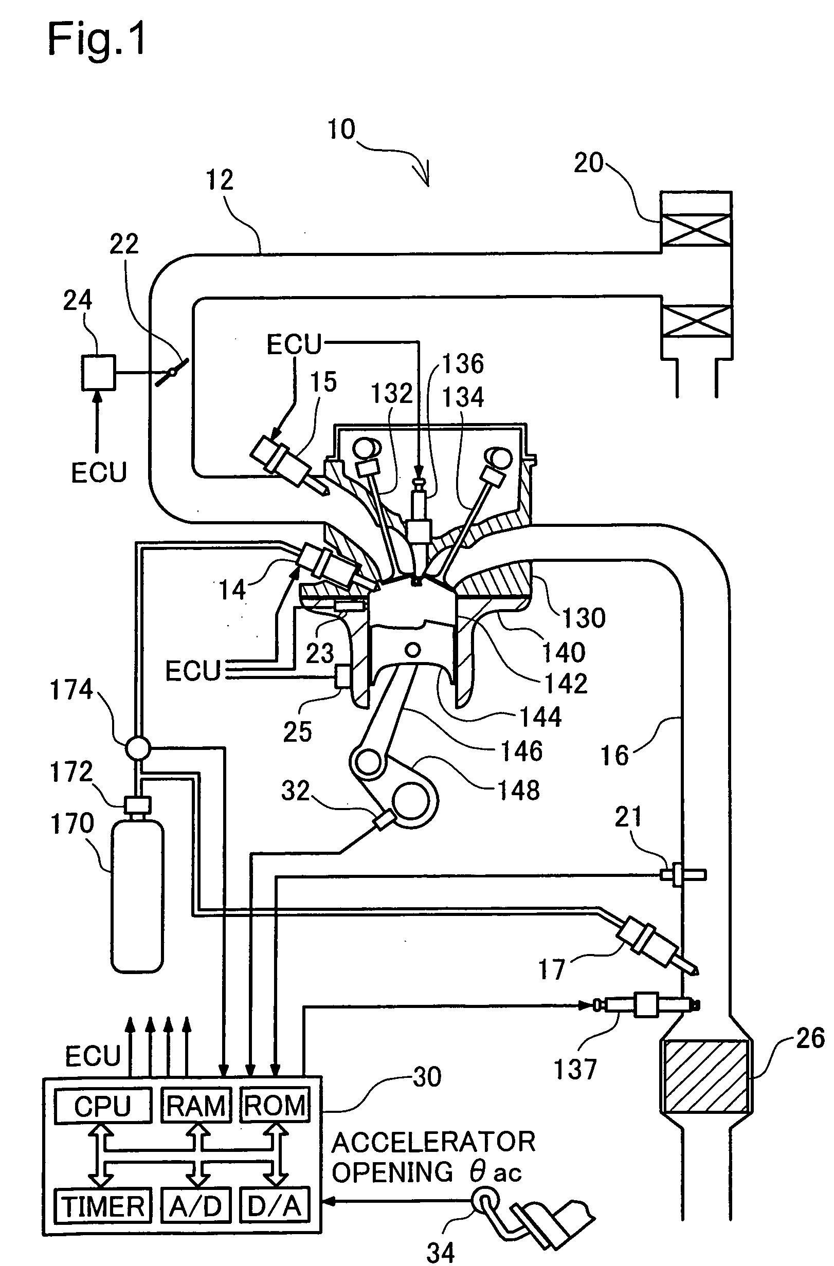 Internal combustion engine of compressing and auto-igniting air-fuel mixture and method of controlling such internal combustion engine