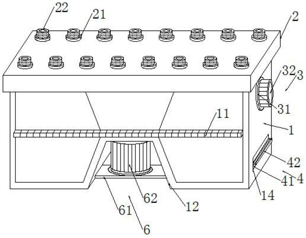 Acupuncture and moxibustion storage device in a traditional Chinese medicine hospital