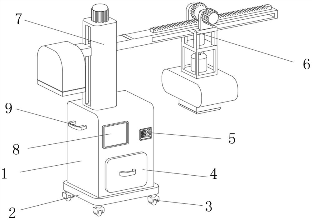 Device for hemostasis in cardiology department operation