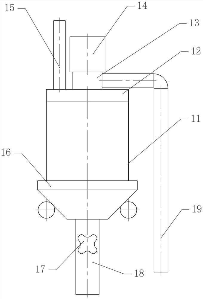 Grease depositing tank