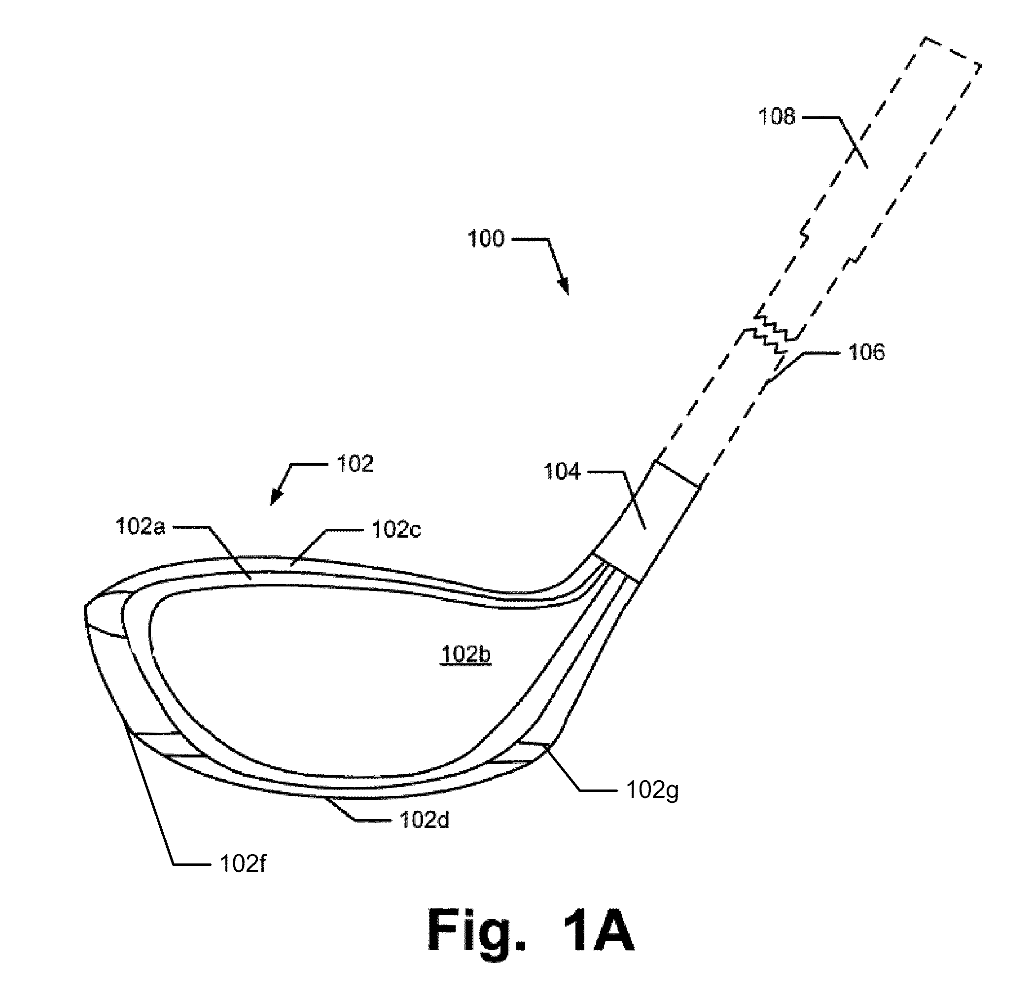 Golf club with wind resistant shaft and golf club head