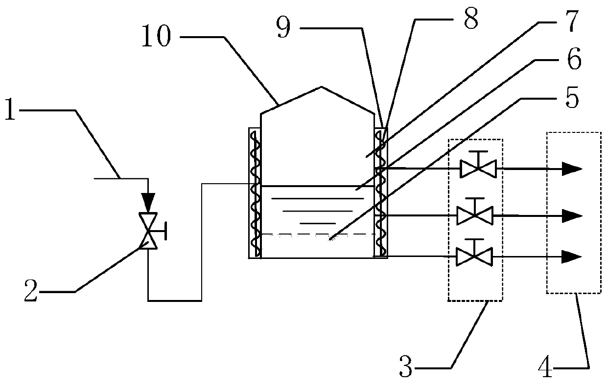 Tank-wall heat tracing dirty oil sedimentation method and device