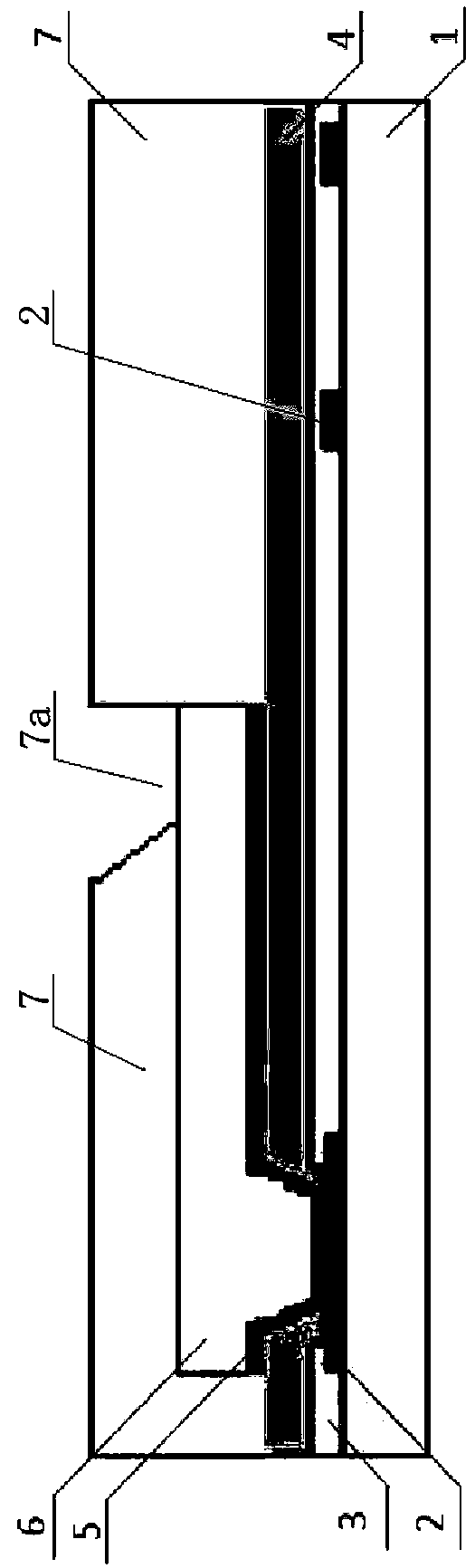 Silicon wafer packaging structure and preparation method thereof