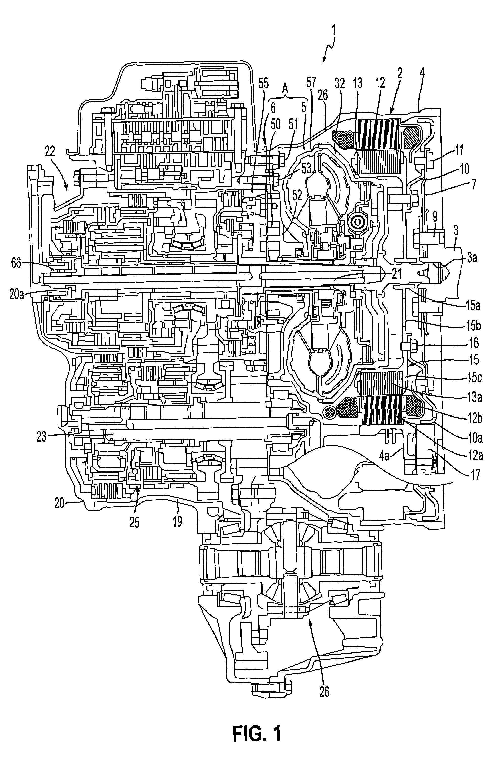 Drive device for hybrid vehicle