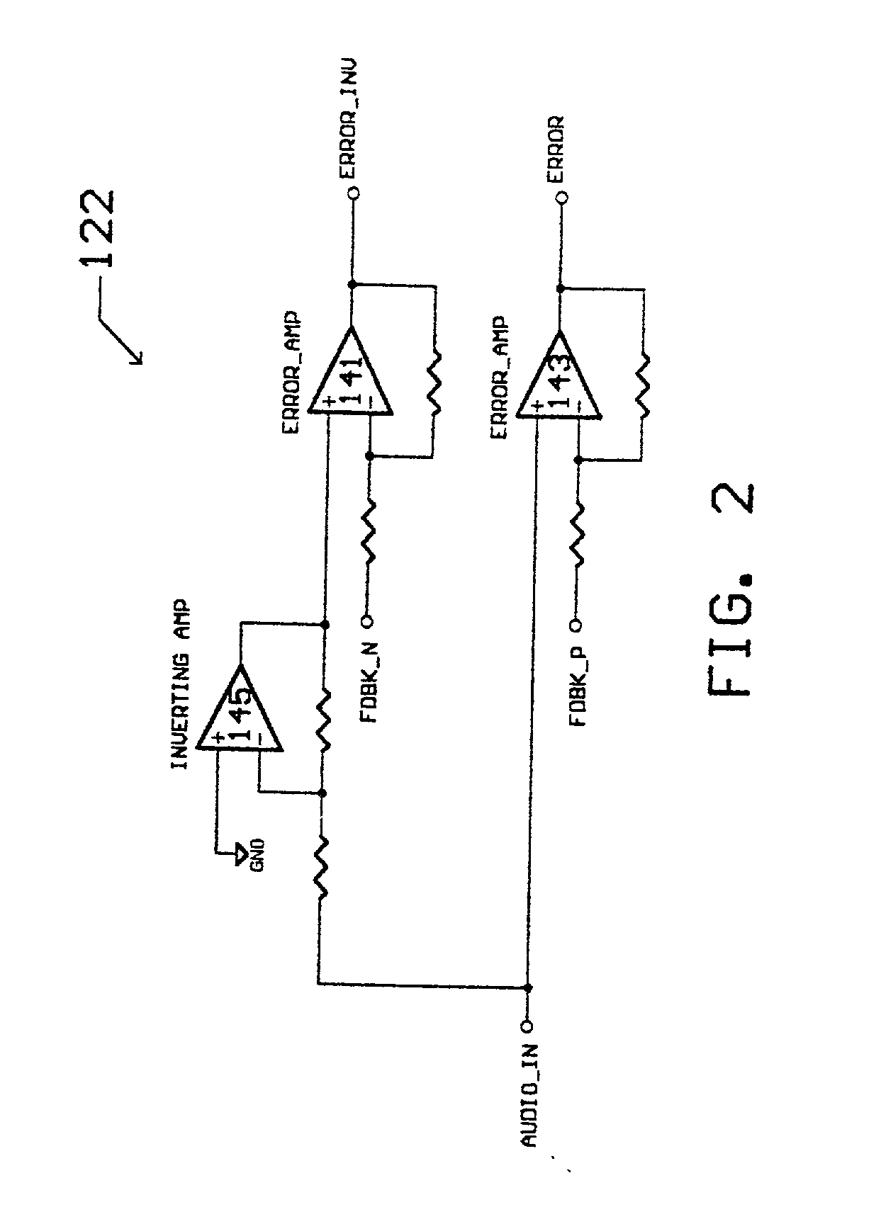 Class d switching audio amplifier