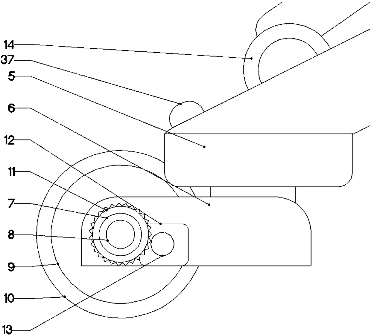 Medical infusion bottle support with following function