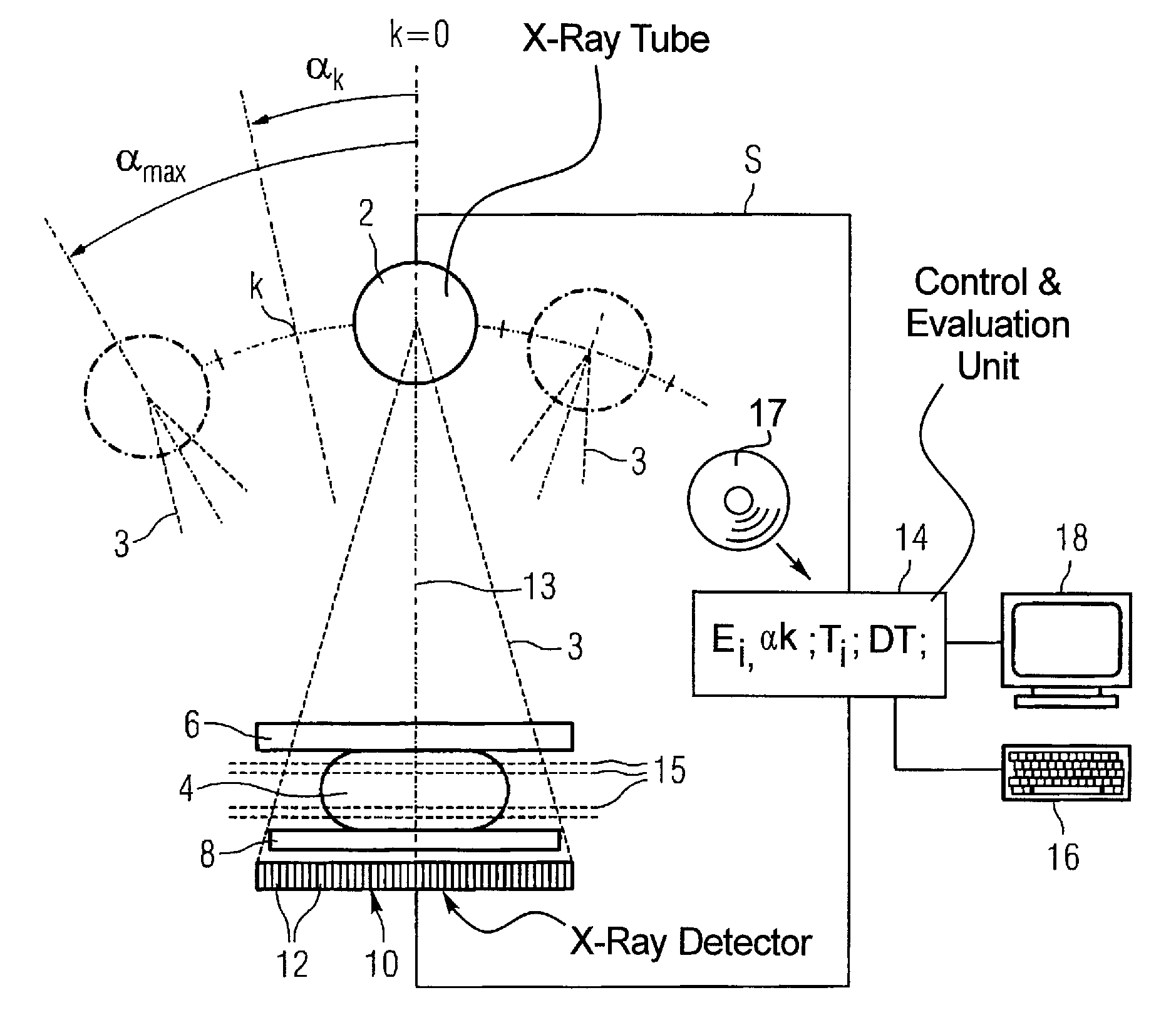 Mammography method and apparatus for generating digital tomosynthetic 3D image