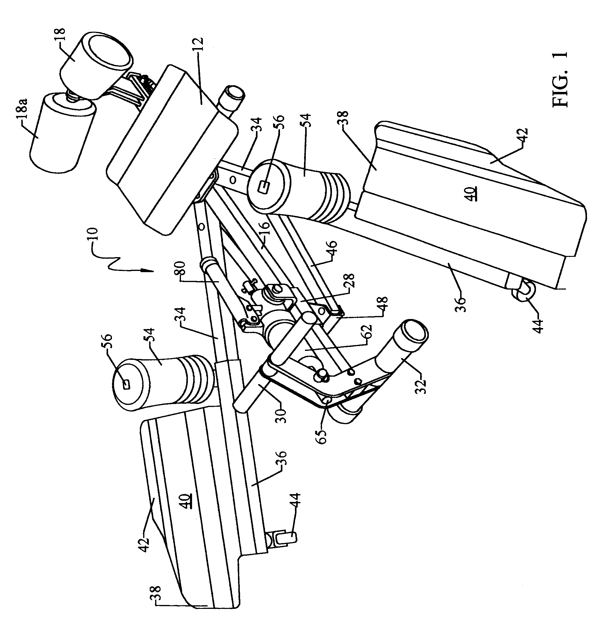 Leg stretching device