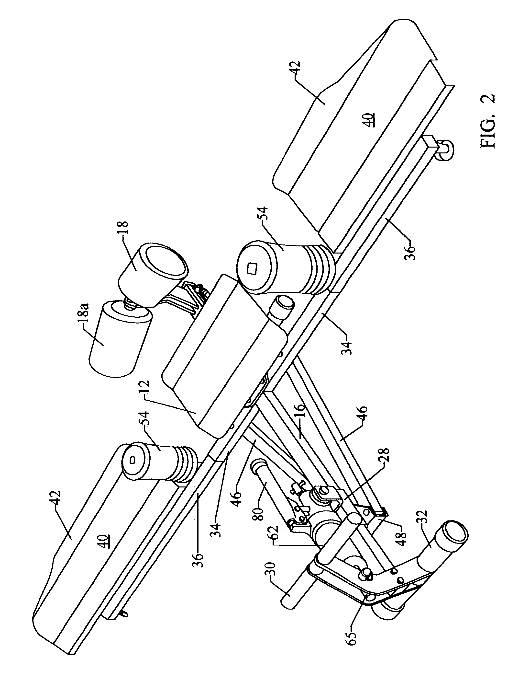 Leg stretching device