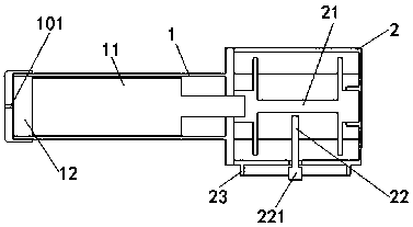 Telescopic rope device capable of picking up articles falling into crack