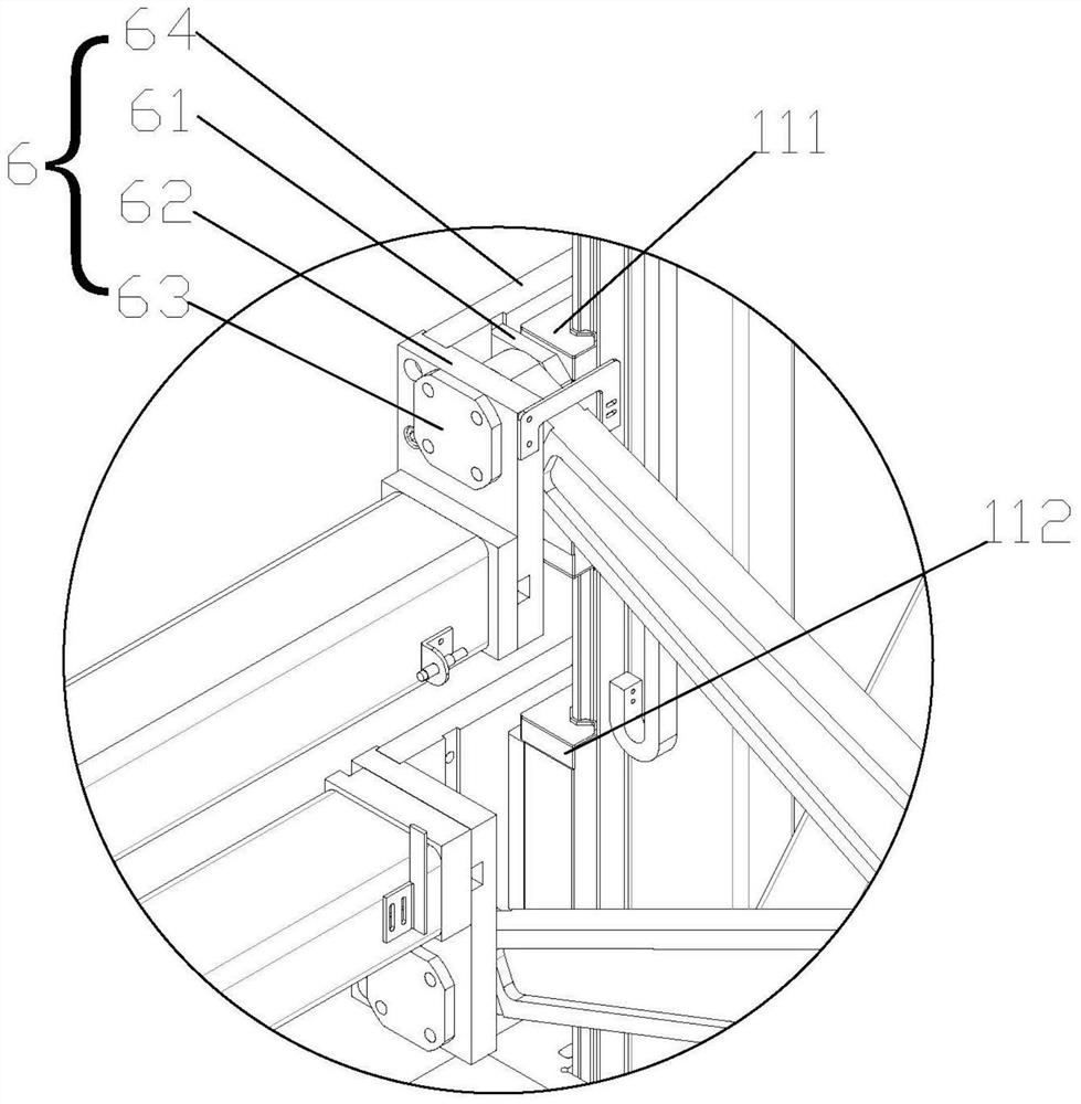 A compact storage mechanism based on scissors and forks