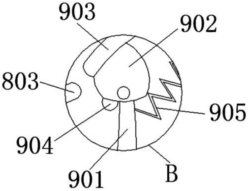 Device for shoveling fallen leaves on community lawn with deformable local parts and using method