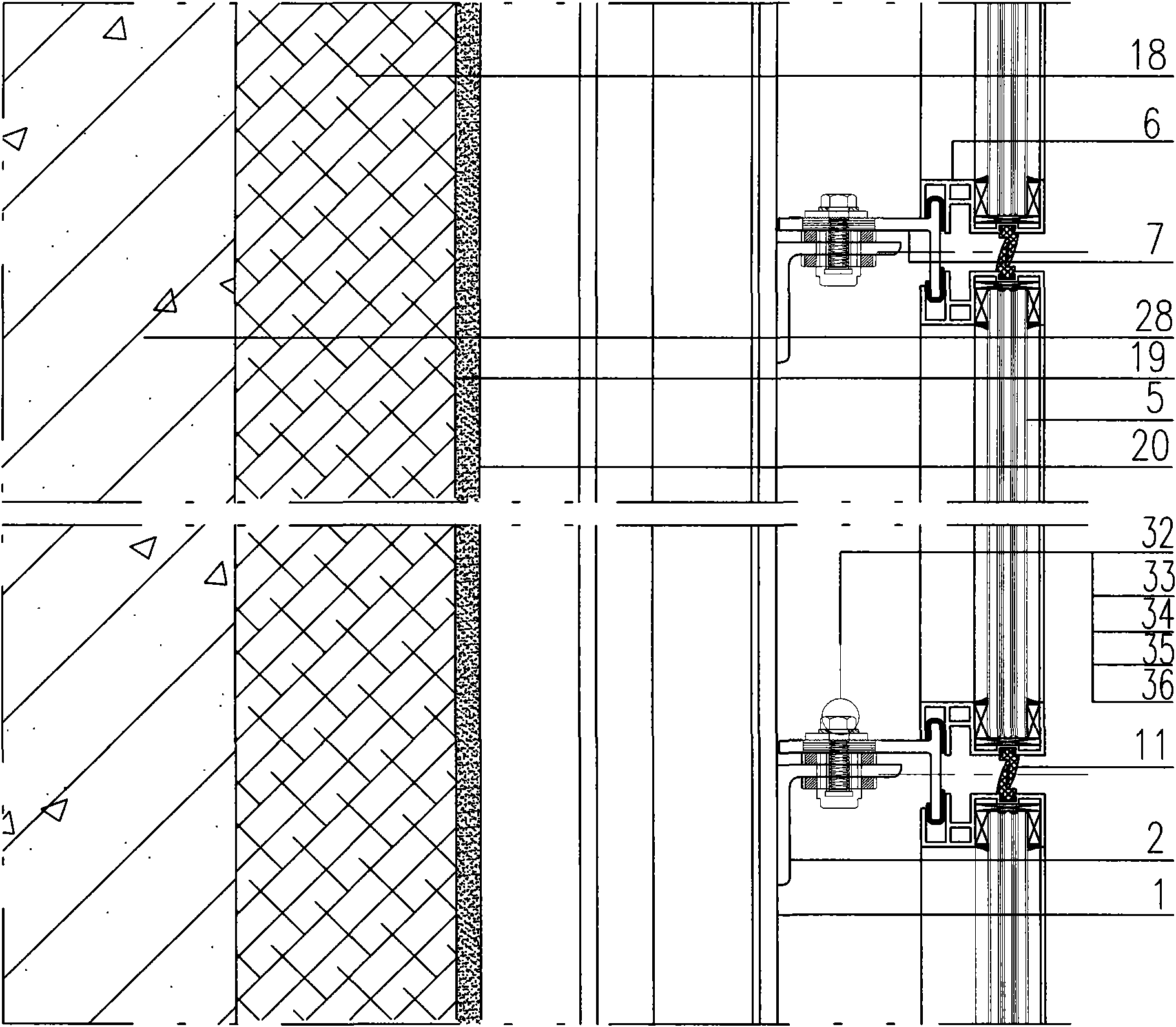 Detachable ventilated photovoltaic curtain wall