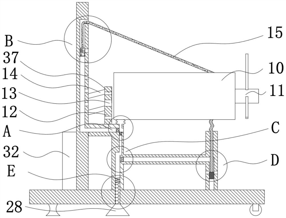 Aviation piston engine ground test bed system