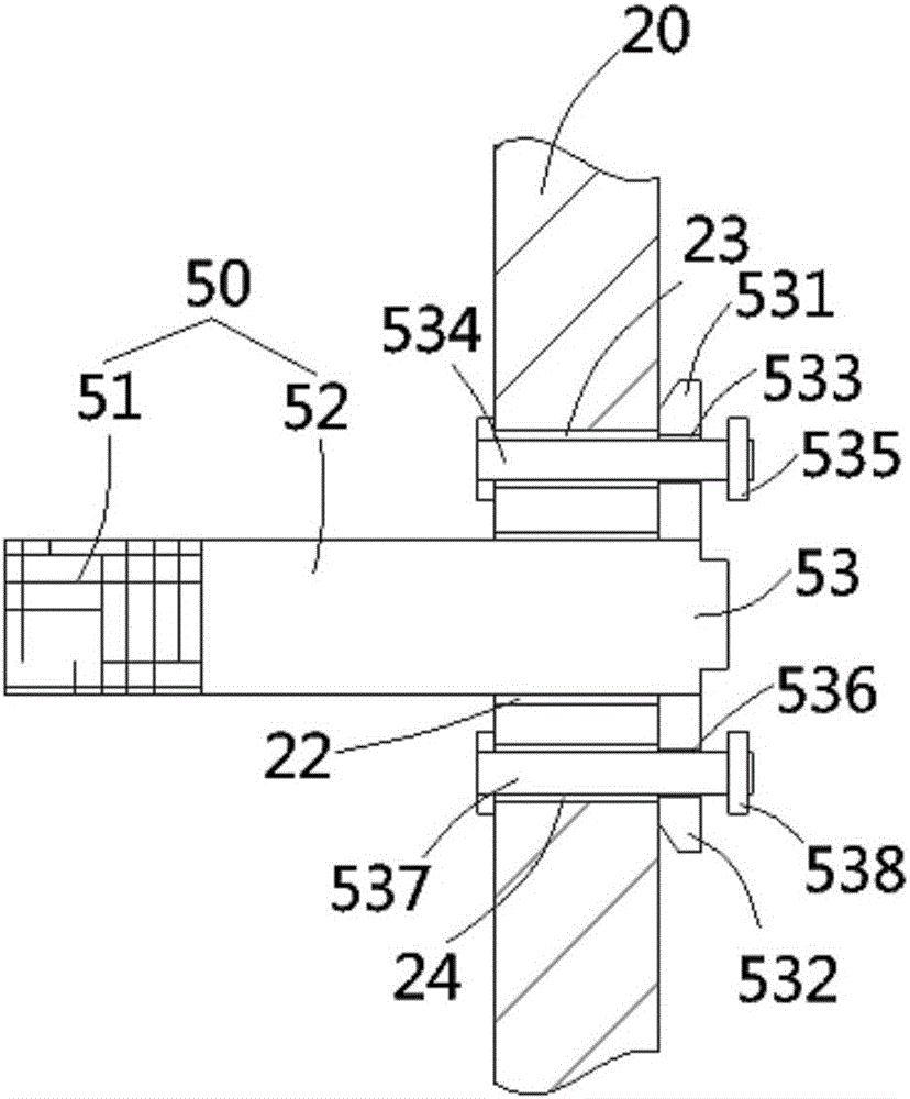 LED lamp mechanism capable of being adjusted in all directions