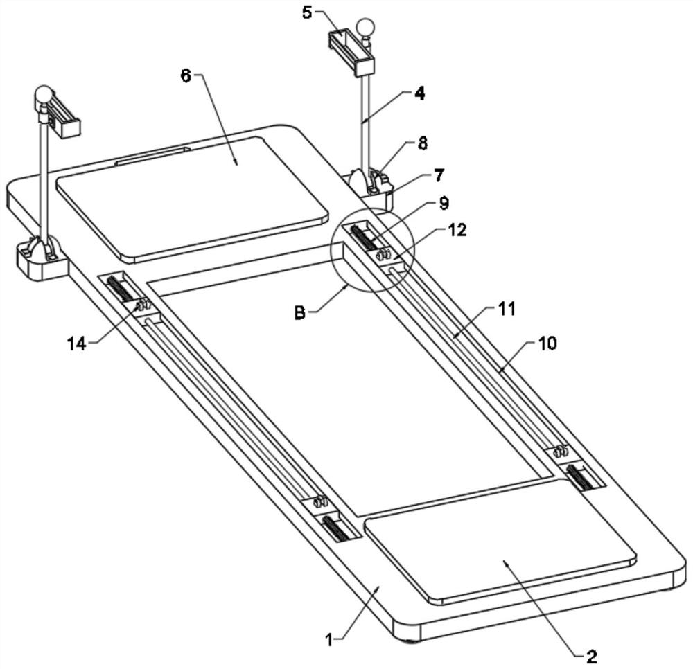 Muscle stretching device for physical training