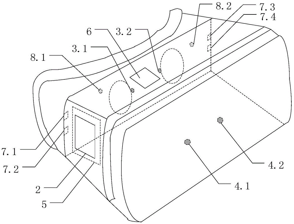 Multichannel interaction virtual reality glasses